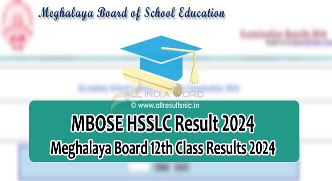 Meghalaya Board 12th Result 2024