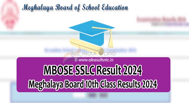 Meghalaya Board 10th Class Result 2024